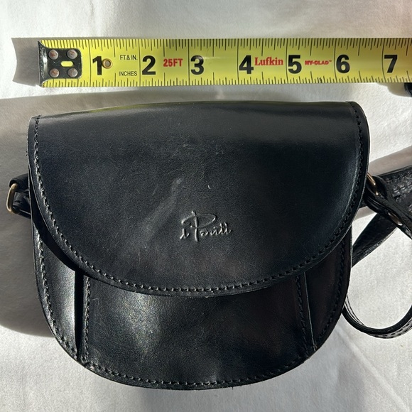 Il Ponti Firenze black leather mini crossbody bag - Picture 7 of 9